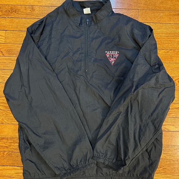 Vintage Shell Windbreaker Embroidered Nylon 90s - Picture 1 of 2